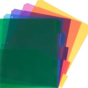3-Ring Binder Plastic Dividers (2 packs)